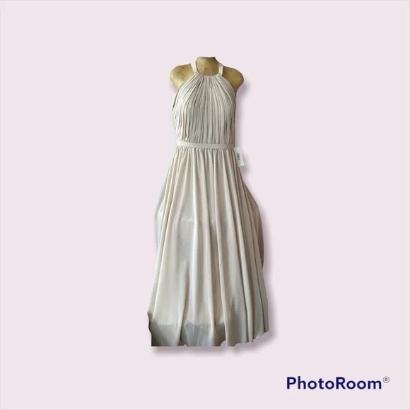 kleinfeld | Dresses | Nwt Kleinfeld Bridesmaid Dress Halter With Pleated  Bodice Size 6 | Poshmark